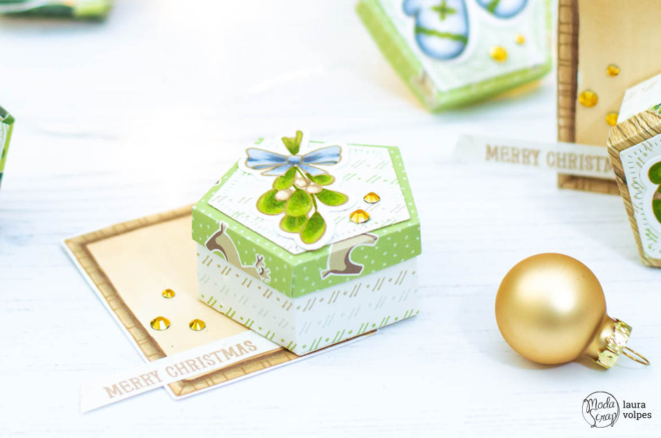 CHRISTMAS PLACE HOLDERS WITH CANDY BOX