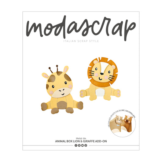 MODASCRAP DIE - ANIMAL BOX LION & GIRAFFE ADD-ON