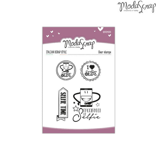 MODASCRAP CLEAR STAMPS MSTC 1-004 - SENTIMENTS