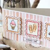 MODASCRAP CLEAR STAMPS - POSTAGE SUMMER