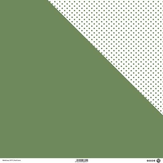 MODASCRAP - PASTEL ACACIA - DOUBLE FACE