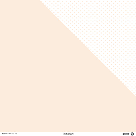 MODASCRAP - PASTEL BLUSH - DOUBLE FACE