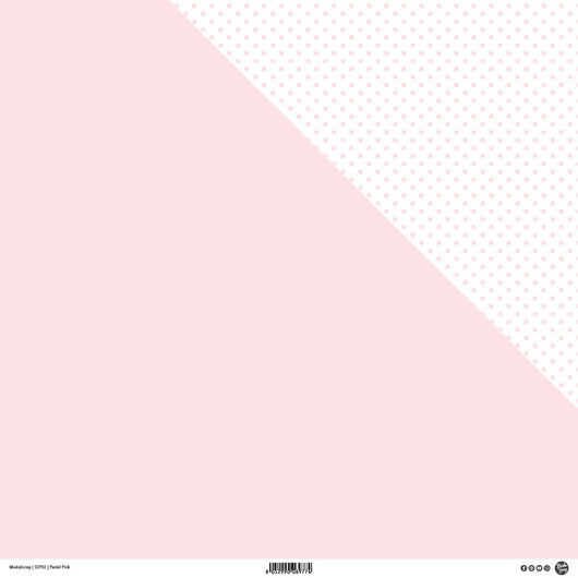 MODASCRAP - PASTEL PINK - DOUBLE FACE