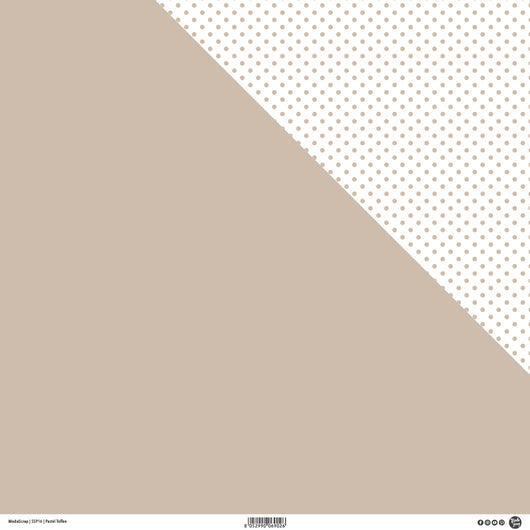MODASCRAP - PASTEL TOFFEE - DOUBLE FACE