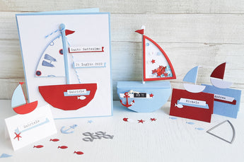 BAPTISM SET WITH BOATS