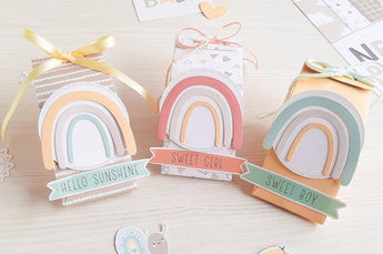 RAINBOW FAVOR BOXES.