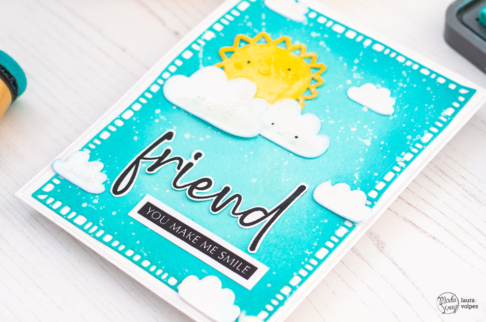 FRIENDSHIP CARD WITH DIE CUTS ONLY