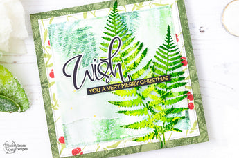 MIXED MEDIA XMAS CARD