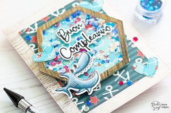 MASCULINE SHAKER BIRTHDAY CARD