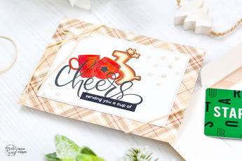 COFFEE THEMED CARD AND GIFT CARD HOLDER