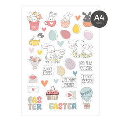 MODASCRAP DIE CUT - BUNNY KISSES - DIGITAL EDITION