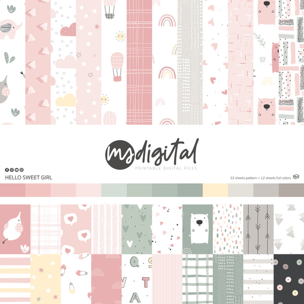 MODASCRAP - HELLO SWEET GIRL - DIGITAL EDITION
