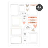 MODASCRAP DIE CUT - NEW BABY GIRL - DIGITAL EDITION