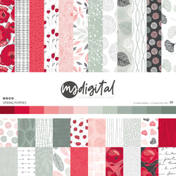 MODASCRAP - SPRING POPPIES - DIGITAL EDITION