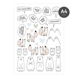 MODASCRAP DIE CUT - WINTER TIME - DIGITAL EDITION