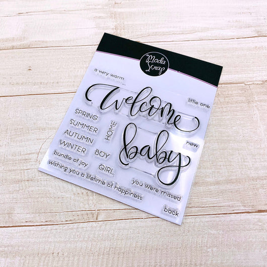 MODASCRAP - CLEAR STAMPS WELCOME