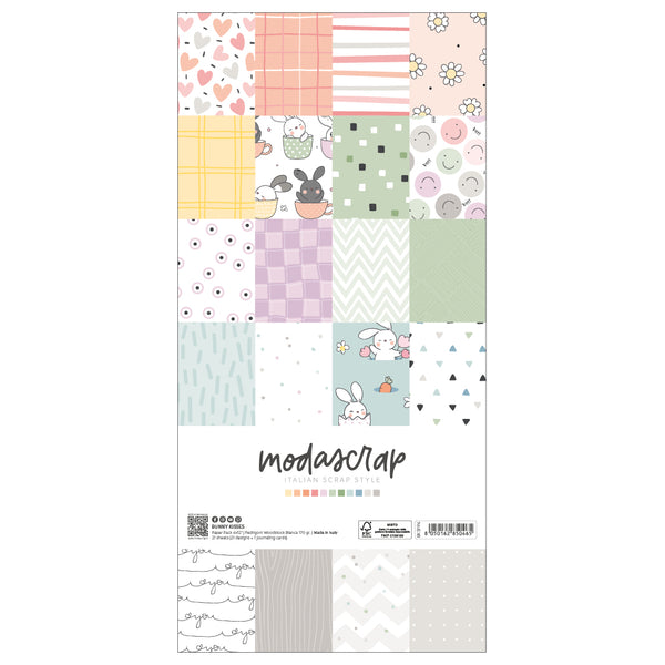 MODASCRAP - PAPER PACK BUNNY KISSES 6X12