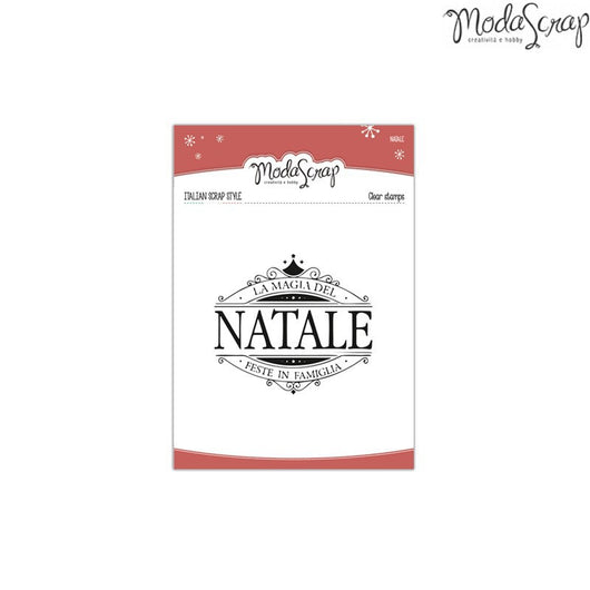 MODASCRAP CLEAR STAMPS MSTC 3-009 - NATALE