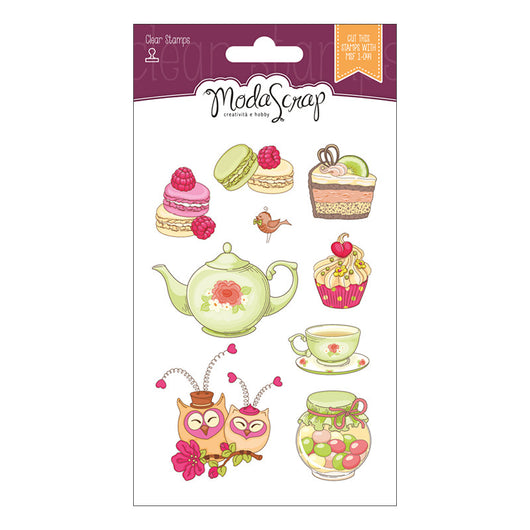 MODASCRAP CLEAR STAMPS MSTC 7-001 - CUCINA WITH LOVE