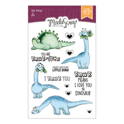 MODASCRAP CLEAR STAMPS MSTC 7-012 - DINO LAND 2