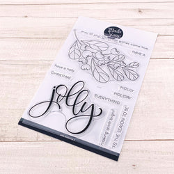 MODASCRAP CLEAR STAMPS - MISTLETOE BRANCH