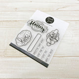 MODASCRAP CLEAR STAMPS - HONEY