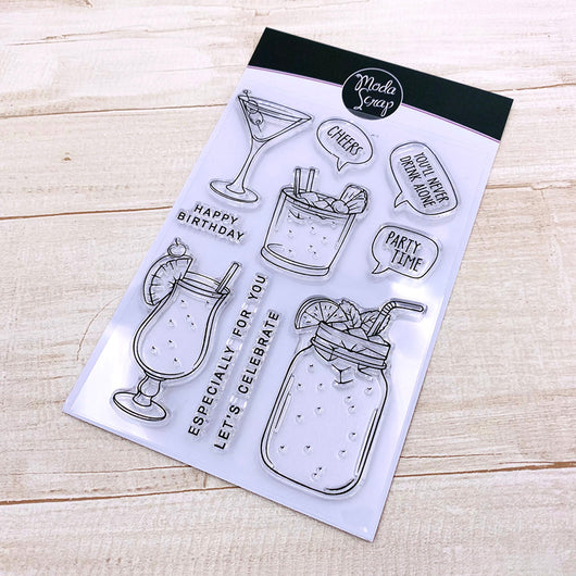 MODASCRAP CLEAR STAMPS - PARTY TIME