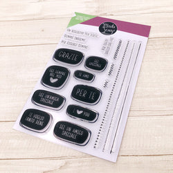 MODASCRAP CLEAR STAMPS - PER TE