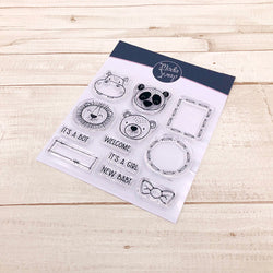 MODASCRAP CLEAR STAMPS - POSTAGE NEW BABY