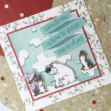 MODASCRAP CLEAR STAMPS MSTC 7-008 - UNCONVENTIONAL XMAS