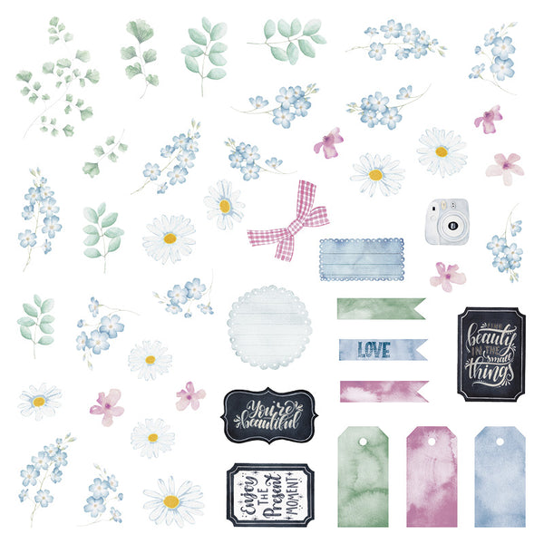 MODASCRAP DIE CUT - SPRING FLOWERS