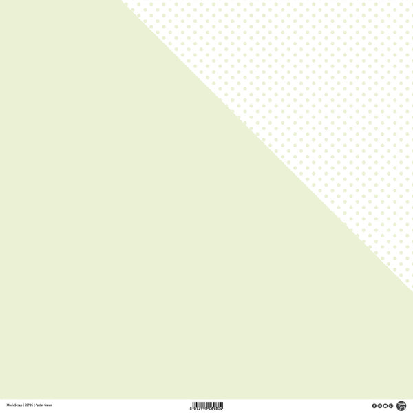 MODASCRAP - PASTEL GREEN - DOUBLE FACE