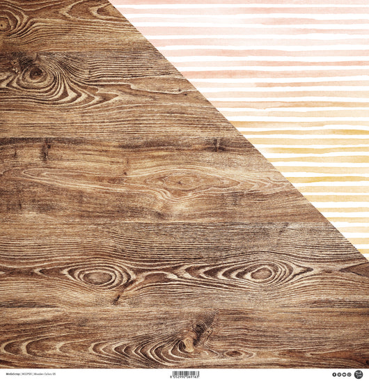 MODASCRAP - WOODEN COLORS 05 - DOUBLE FACE