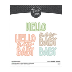 MODASCRAP FUSTELLA - HELLO BABY SENTIMENT