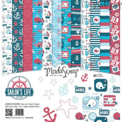 MODASCRAP - PAPER PACK SAILOR'S LIFE 12x12