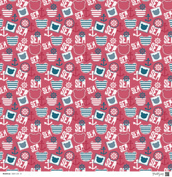 MODASCRAP - FOGLI SINGOLI 10 PZ. - SAILOR'S LIFE 12