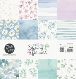 MODASCRAP - PAPER PACK SPRING FLOWERS 12x12