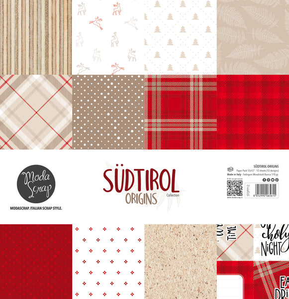 MODASCRAP - PAPER PACK SUDTIROL ORIGINS 12x12