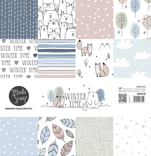 MODASCRAP - PAPER PACK WINTER TIME 12x12